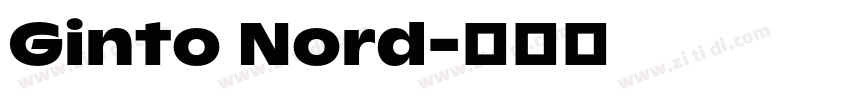 Ginto Nord字体转换